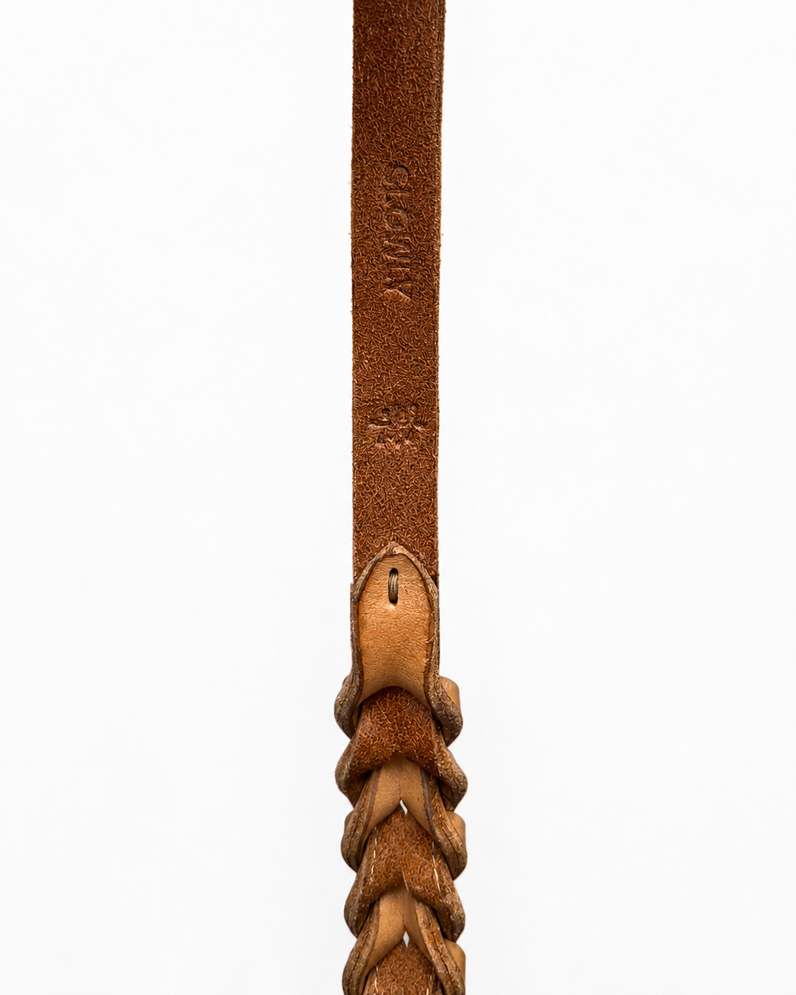Dog leash Woven leather
