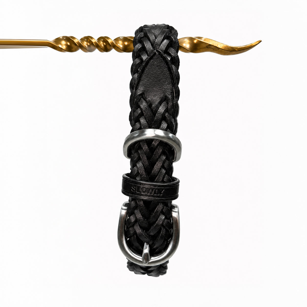 Dog collar Woven leather