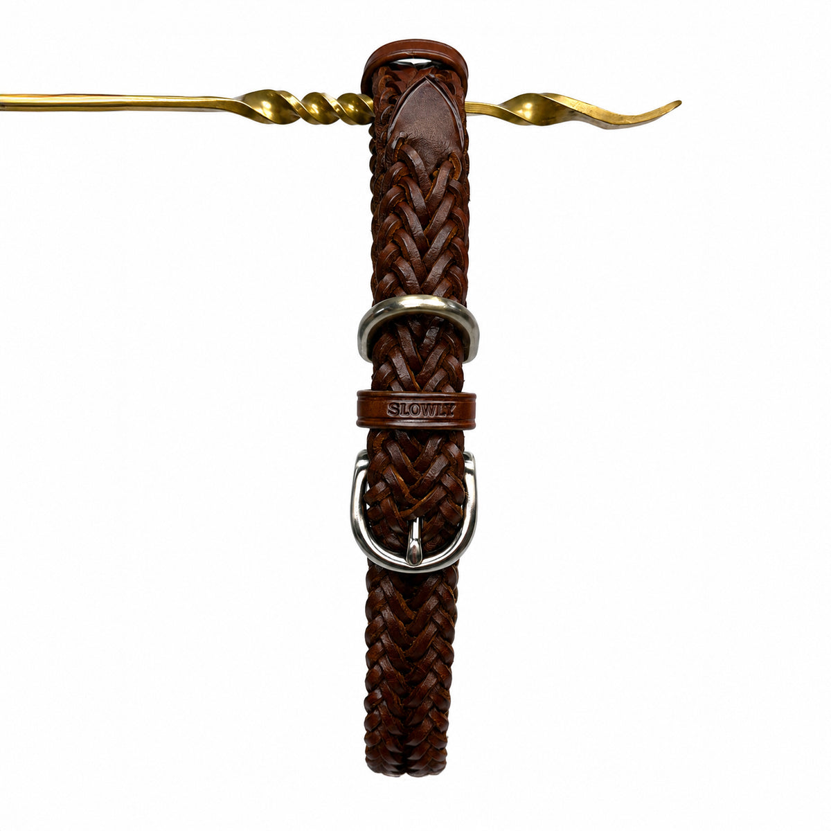 Dog collar Woven leather