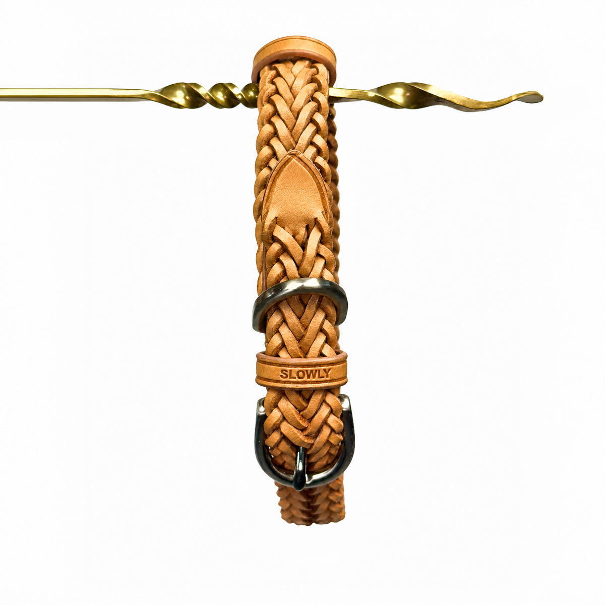 Dog collar Woven leather
